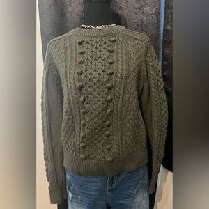 J. Crew Olive Knit Sweater